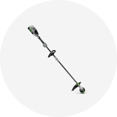 A black, gray and green EGO leaf blower.