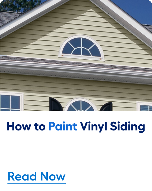 How to paint vinyl siding. Read now. 	