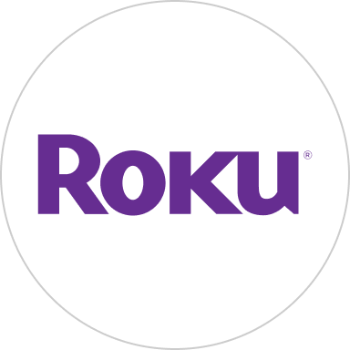 Roku logo.
