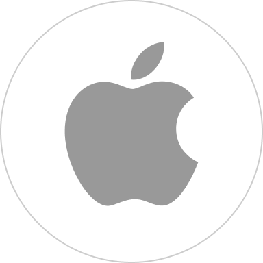 Apple logo.