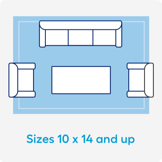 Shop oversized rugs with Sizes 10 by 14 feet and up now.