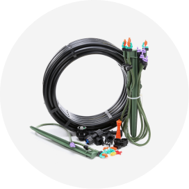 A drip irrigation kit from Raindrip.