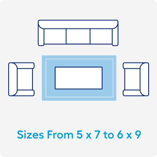 Shop medium rugs with sizes From 5 by 7 feet to 6 by 9 feet now.