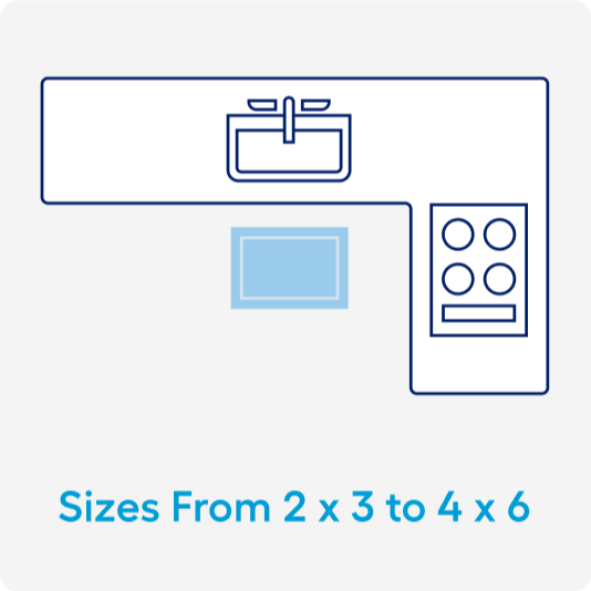 Shop small rugs with sizes From 2 by 3 feet to 4 by 6 feet now.