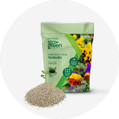A bag of Sta-Green horticultural vermiculite.
