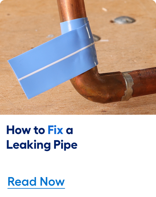 How to fix a leaking pipe. Read now. 	