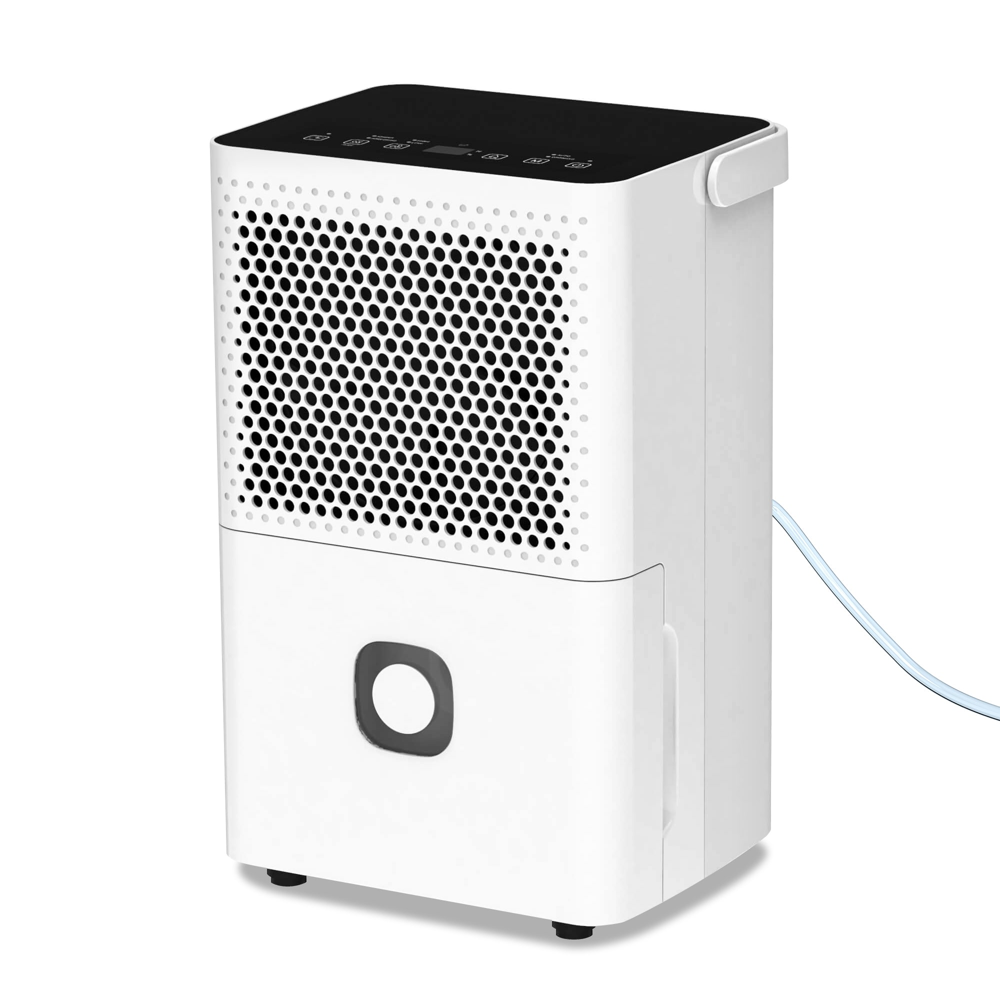 Phivve 30 -Pint Large Room Dehumidifier For Basements , Bathrooms , Crawlspaces White #D4220B-YT