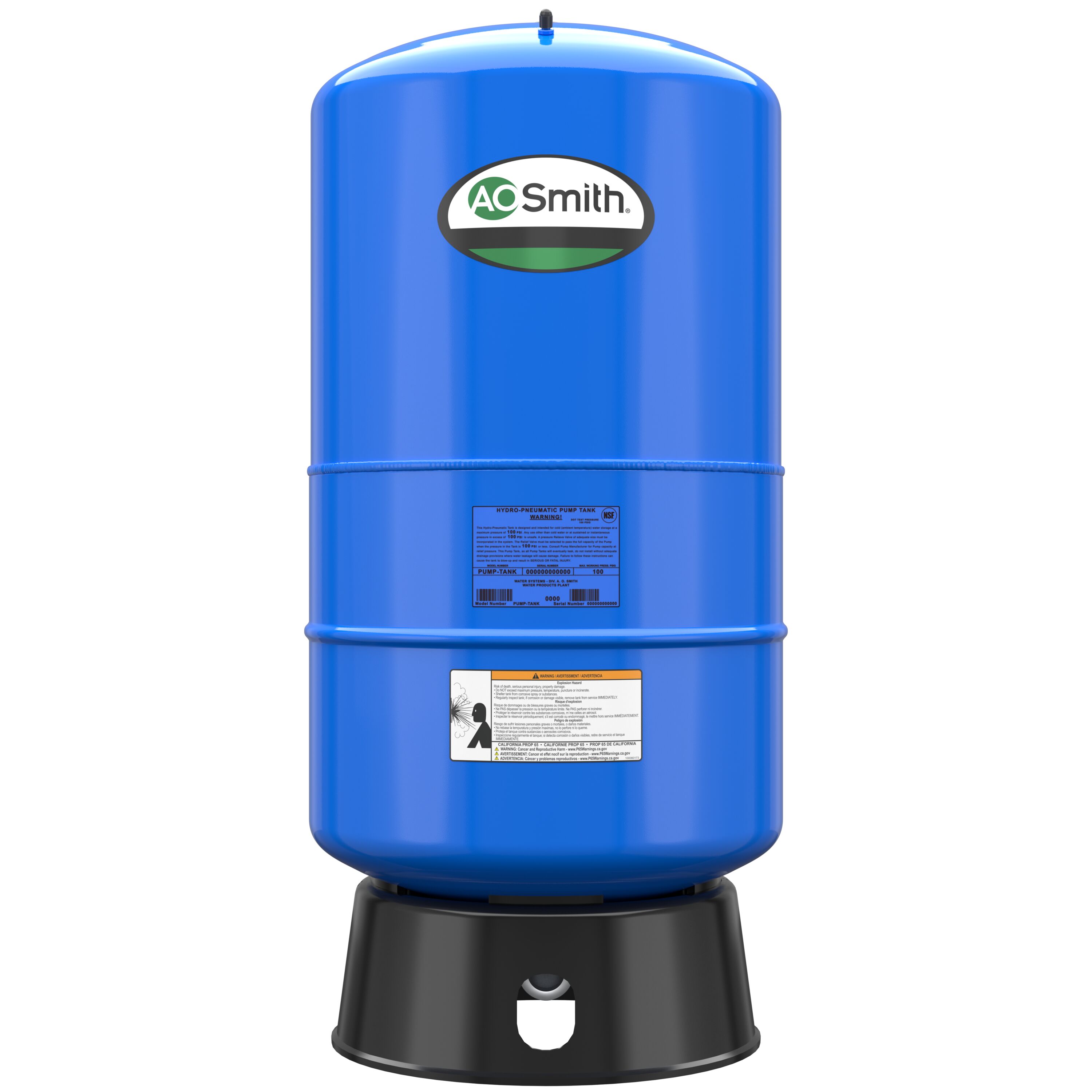 20.0-Gallon Vertical Well Pressure Tank