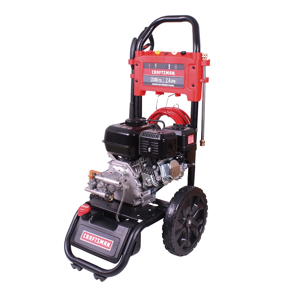 Craftsman (49-State) 3100-PSI 2.4-GPM Cold Water Gas Pressure washer with 4 Spray Tips