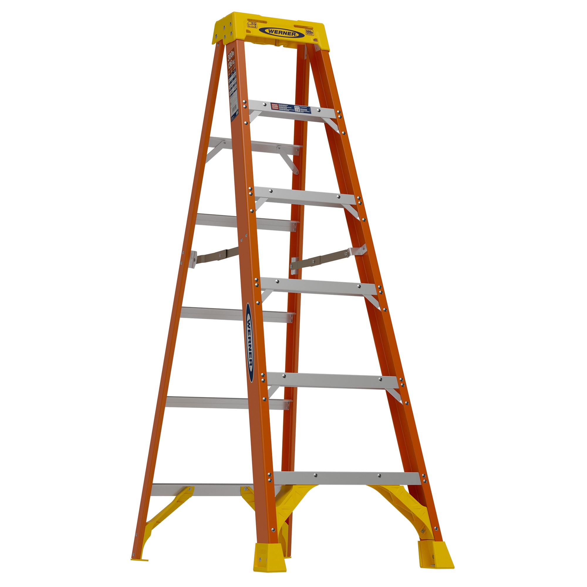 NXT1A 6-ft ( 10-ft Reach Height ) Fiberglass Type 1A - 300 lbs. Load Capacity Step ladder