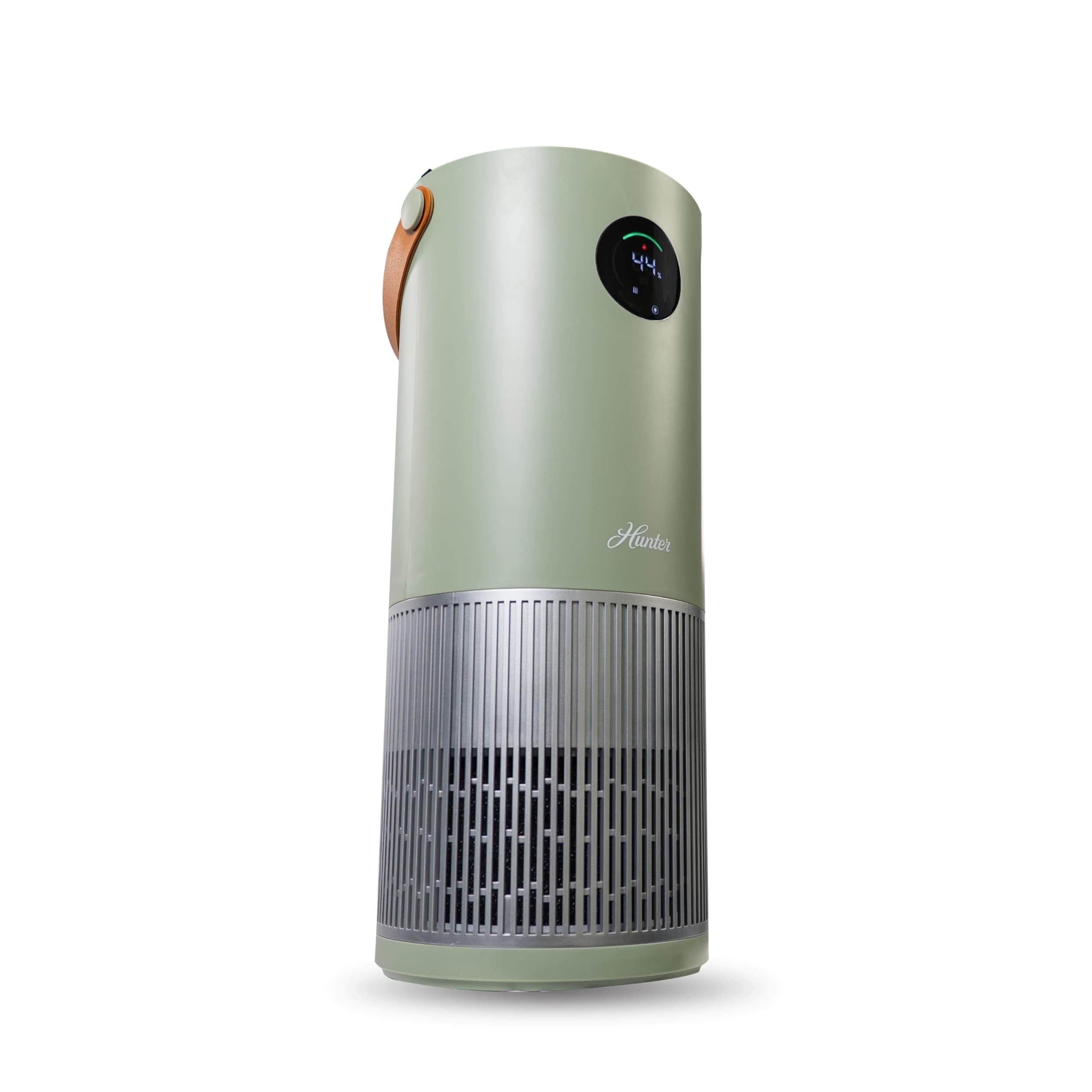 Hunter Evaporative Humidifier 1.1 Gal and Air Purifier In One Recommended Room Size 200 Sq. Ft. Sage/Silver #HPH625-SGS