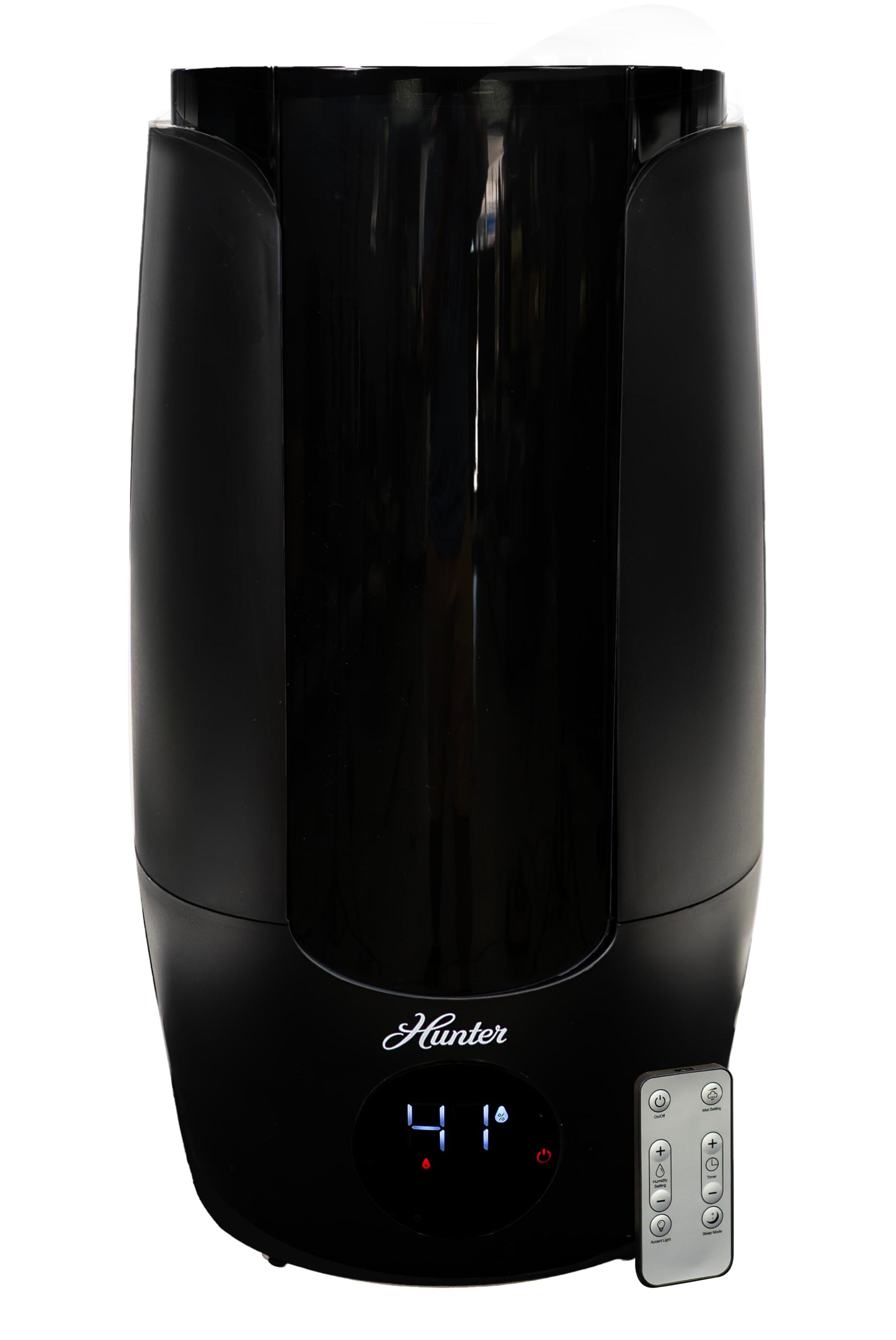 Hunter Aspire Ultrasonic Humidifier 2.19 Gal Capacity and Coverage up to 757 Sq. Ft. - Black #HHU400-BLK
