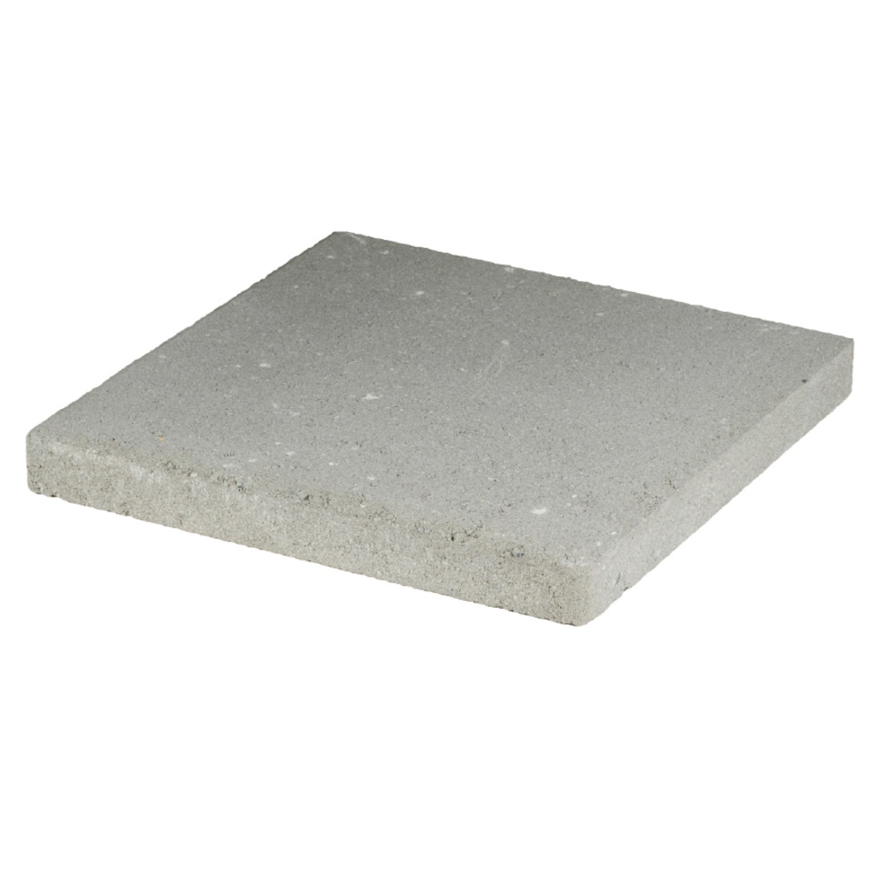 16.0-in L x 16-in W x 2.0-in H Square Gray Concrete Patio stone