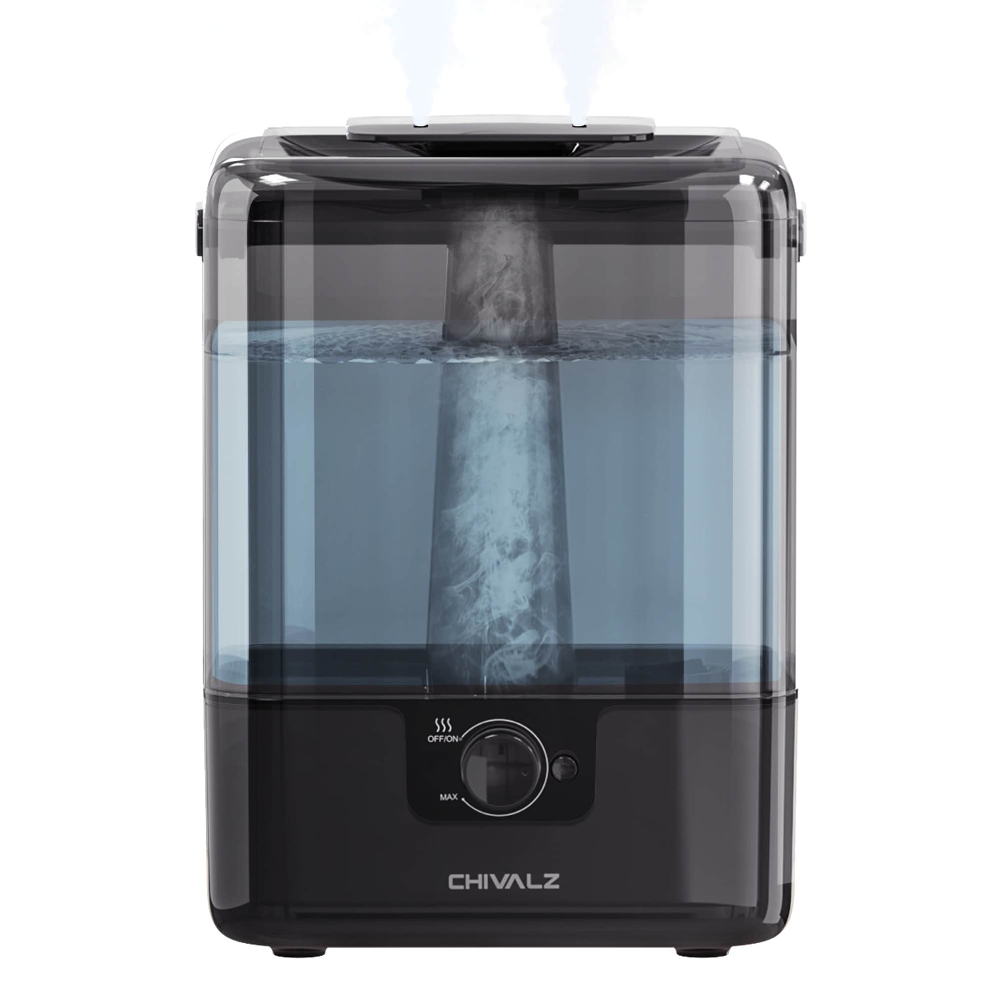 CHIVALZ Cool mist Medium Room Tabletop Humidifier - Black #LSUSCV6001BK