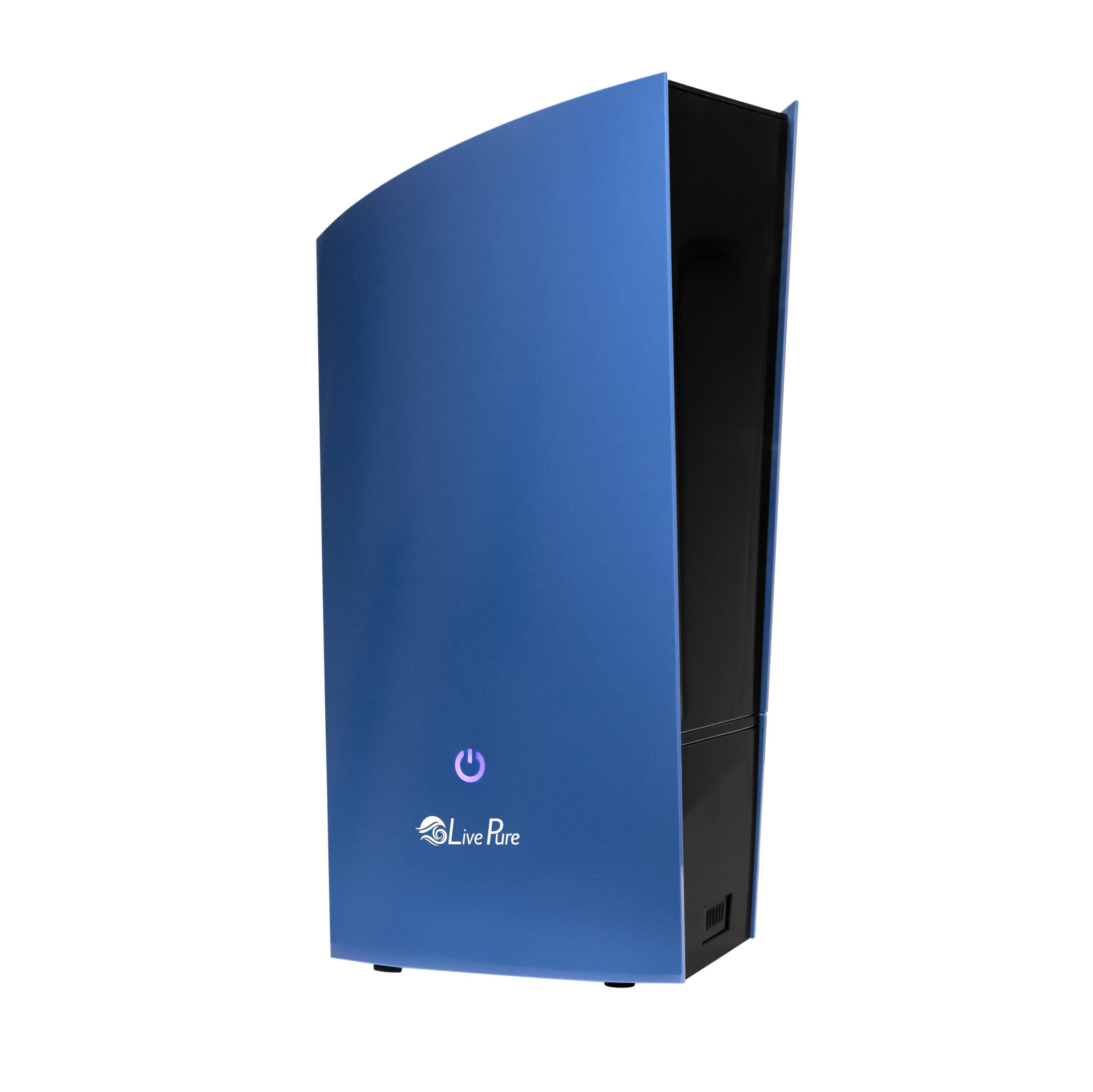 LivePure Ultrasonic Cool Mist Humidifier .58 Gal Capacity and Coverage up to 233 Sq. Ft. - Denim Blue #LP485HUM-DNB