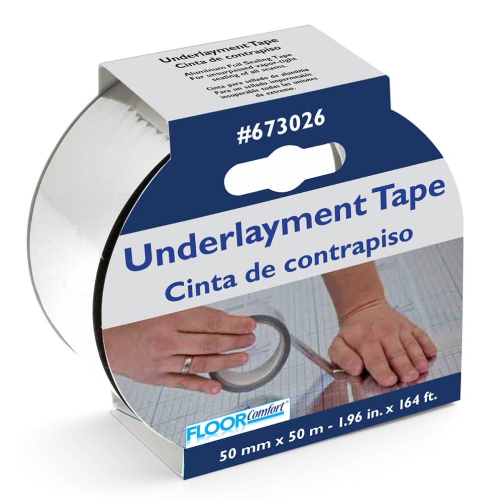 Underlayment tape 1.96-in x 164-ft Silver Self-adhesive film