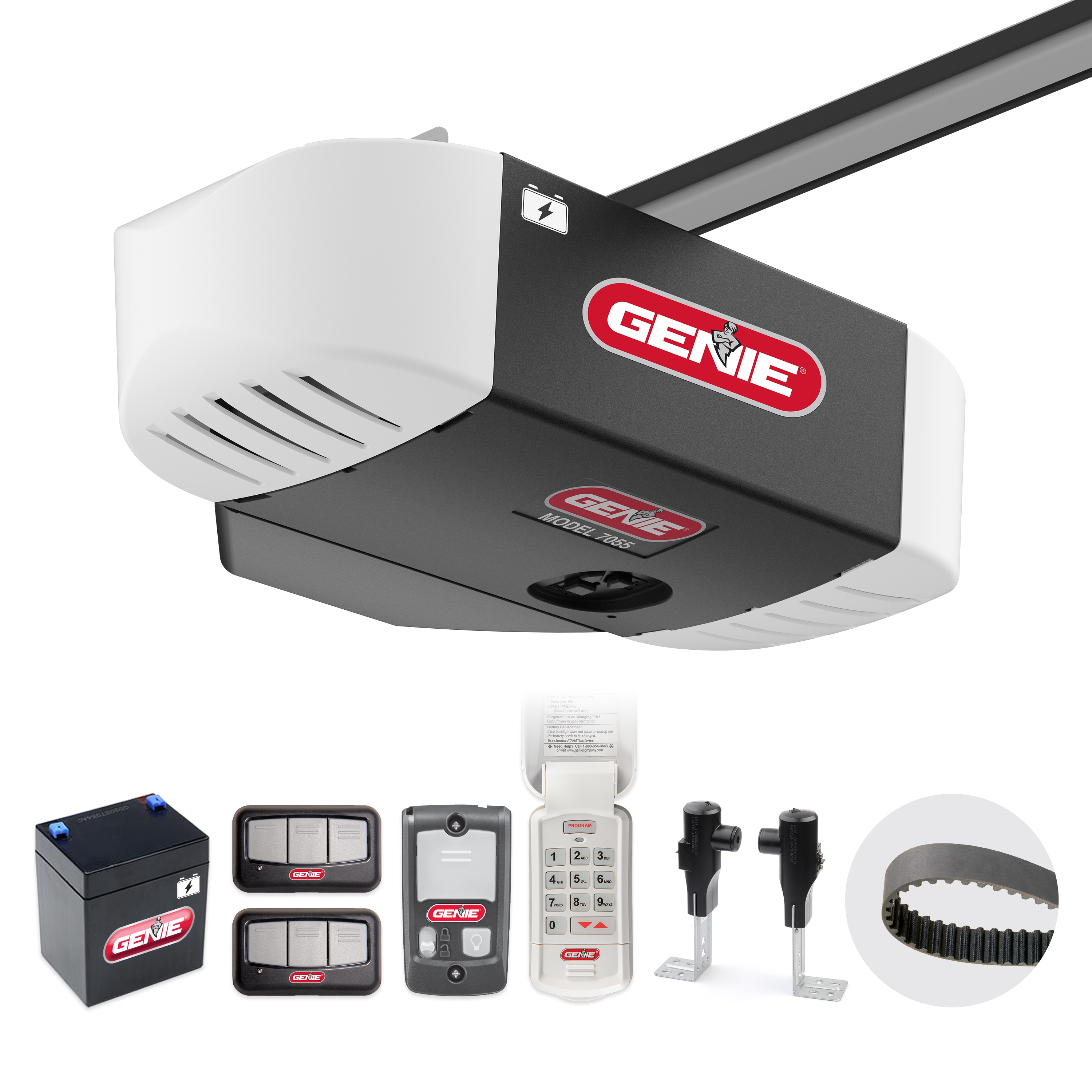 1-1/4 HPc Belt drive Garage Door Opener and Battery Back-Up