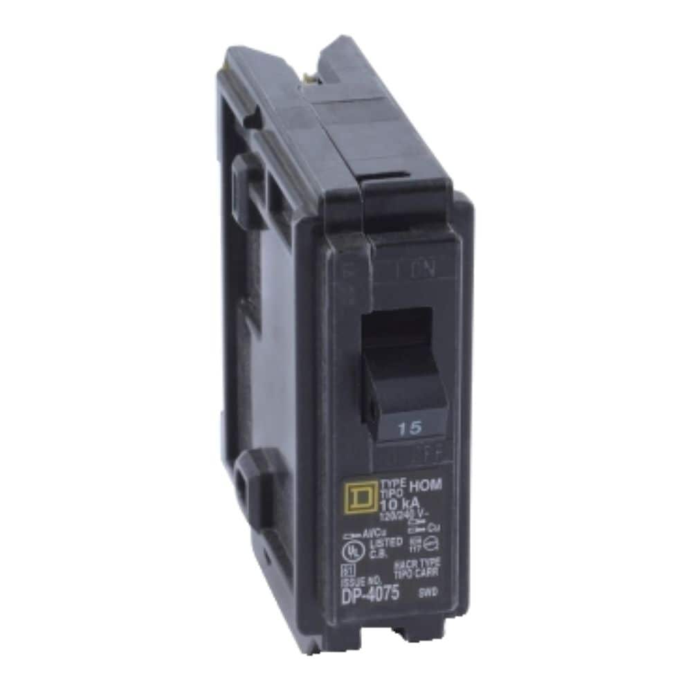 Homeline 15-amp 1 -Pole Standard trip Circuit Breaker