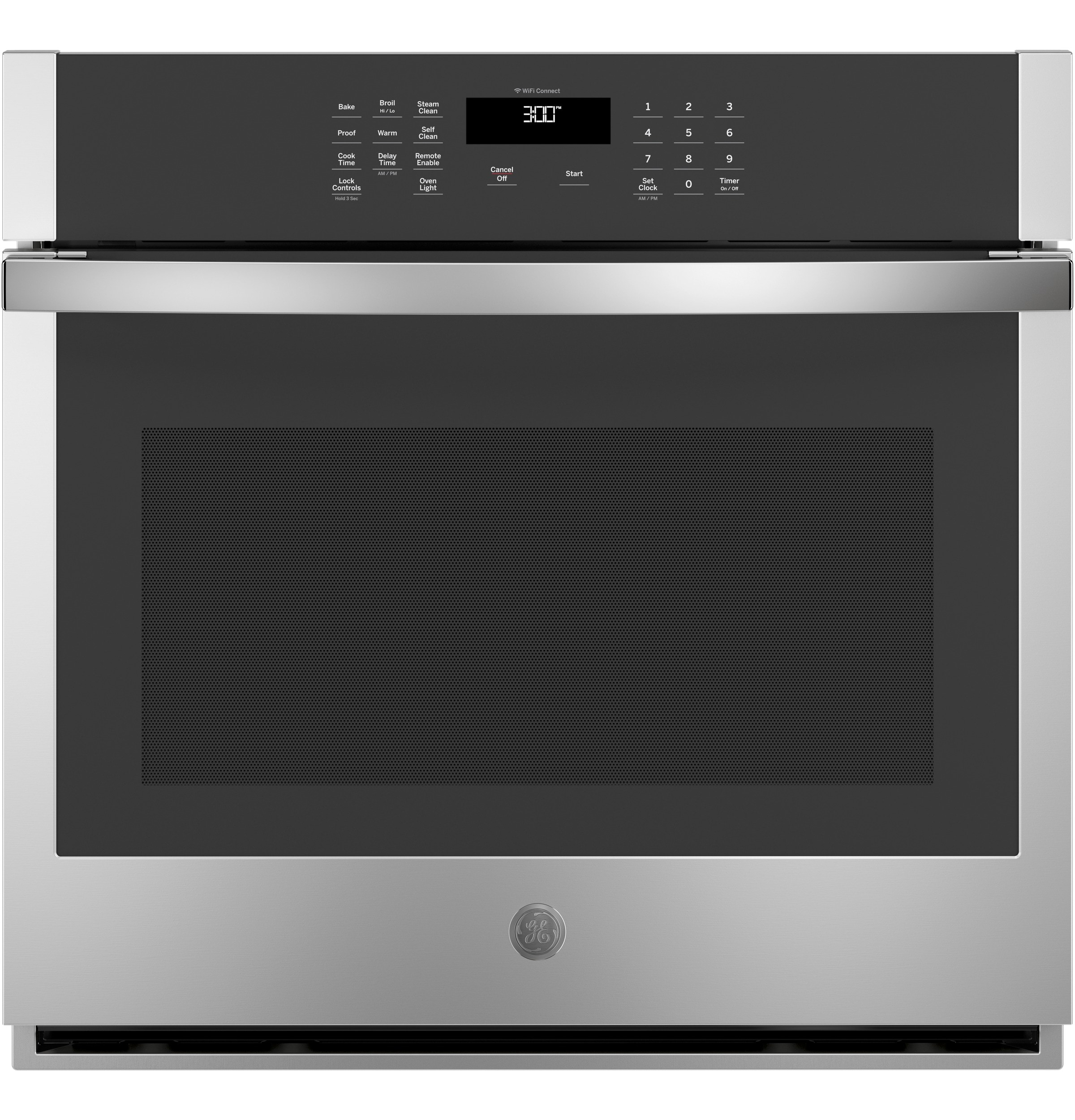 30 inch Single Electric Wall Oven Self + Steam Cleaning ( Stainless Steel )
