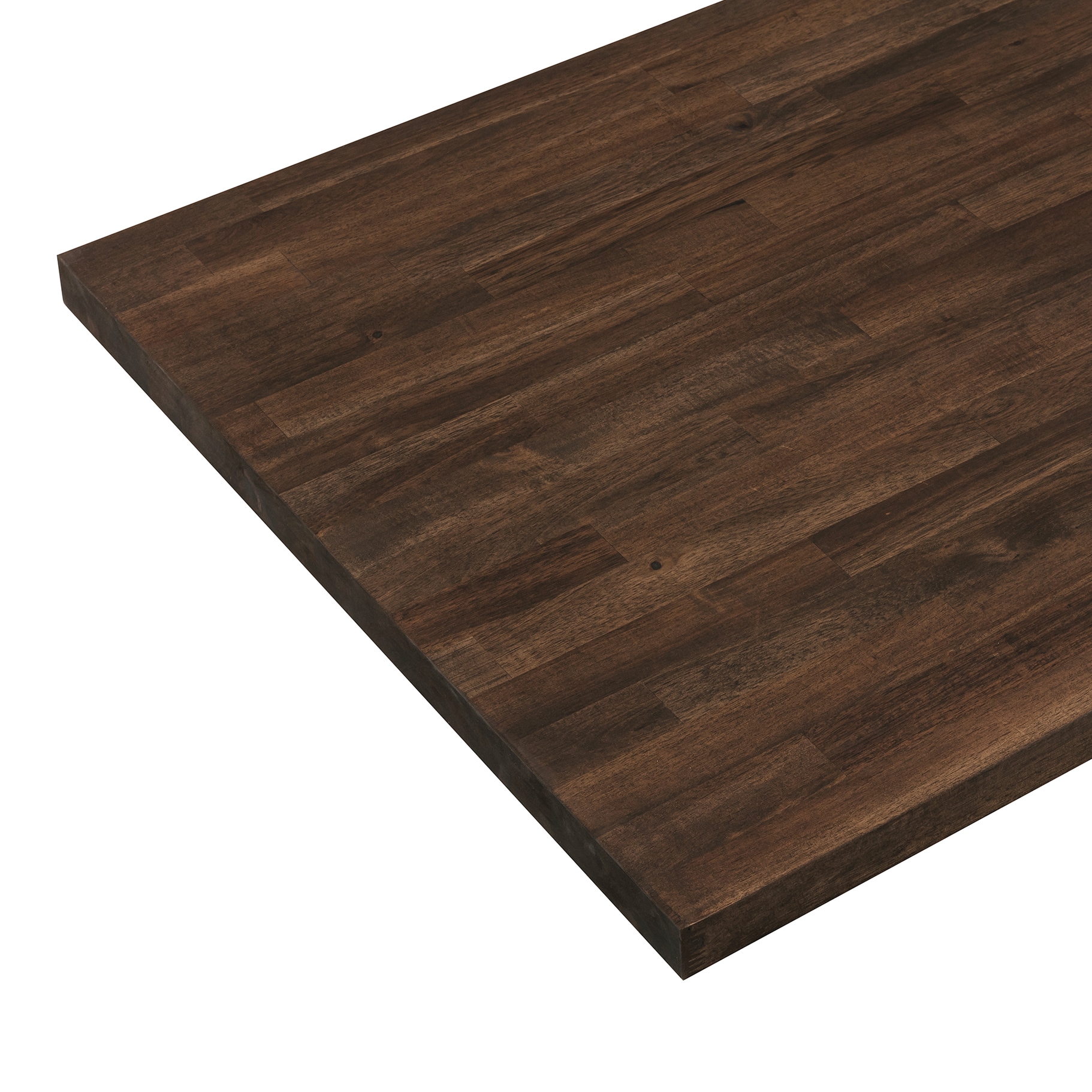 Natural grain 8-ft x 25-in x 1.5-in Espresso Stained Acacia Wood Butcher block Countertop