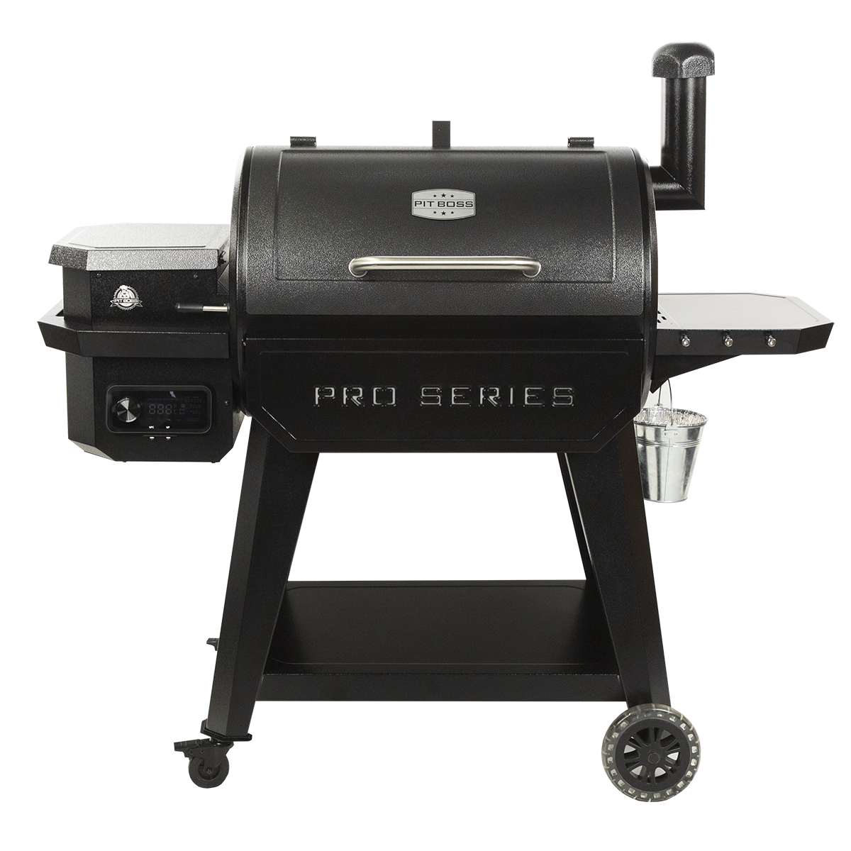 Pro Series 850-Sq. in Hammertone Pellet Grill with Smart Compatibility