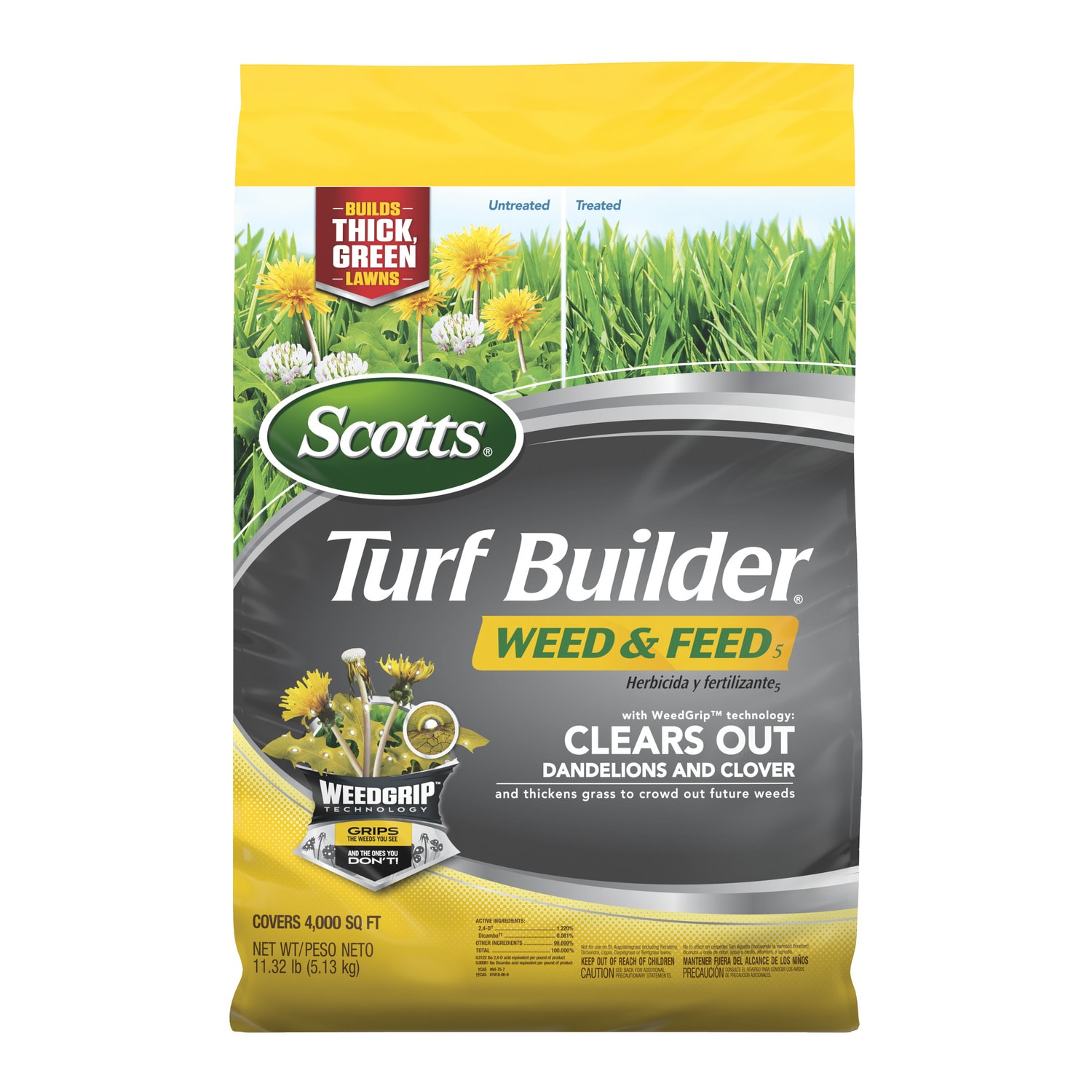 Turf Builder 11.32-lb 4000-sq ft 26-0-3 All Purpose Weed and Feed Fertilizer