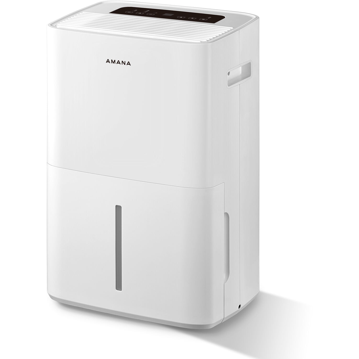 Amana 50 -Pint Large Room Dehumidifier For Basements , Crawlspaces , ENERGY STAR Certified White #AMND501AW