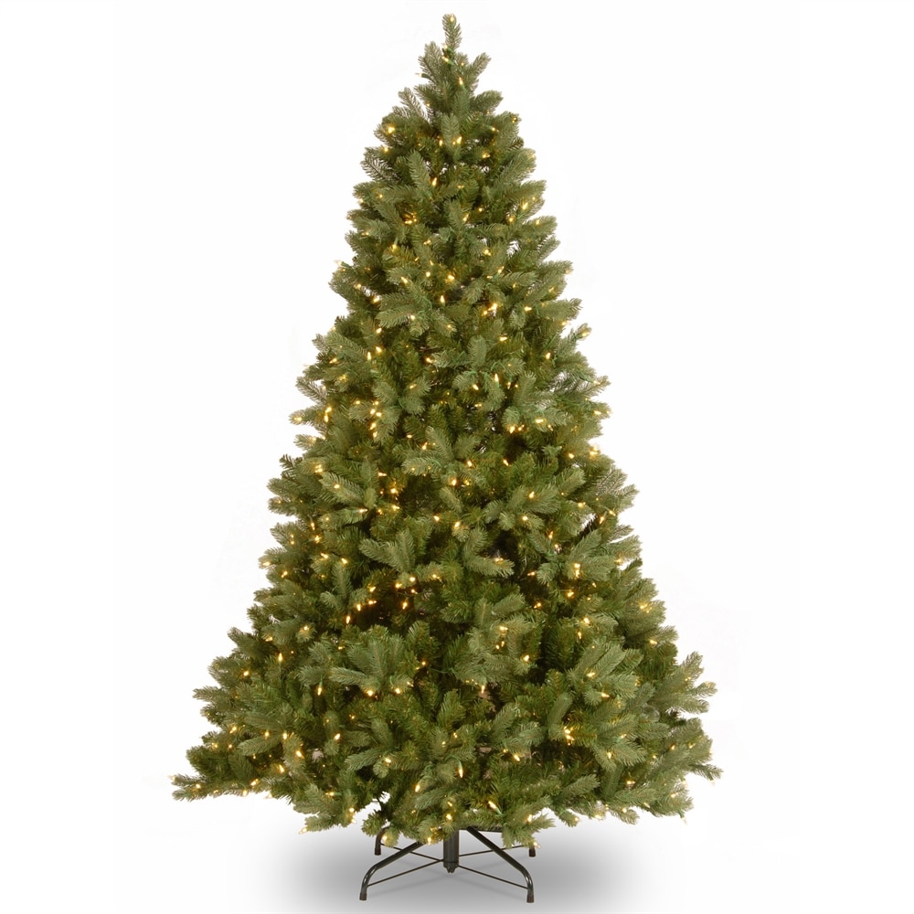 7.5-ft Douglas fir Pre-lit Artificial Christmas Tree with Multicolor LED Lights
