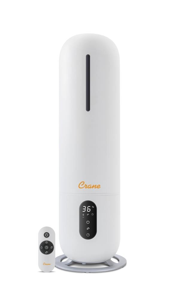 Crane Tower Cool mist Medium Room Tower Humidifier - White #EE-6917