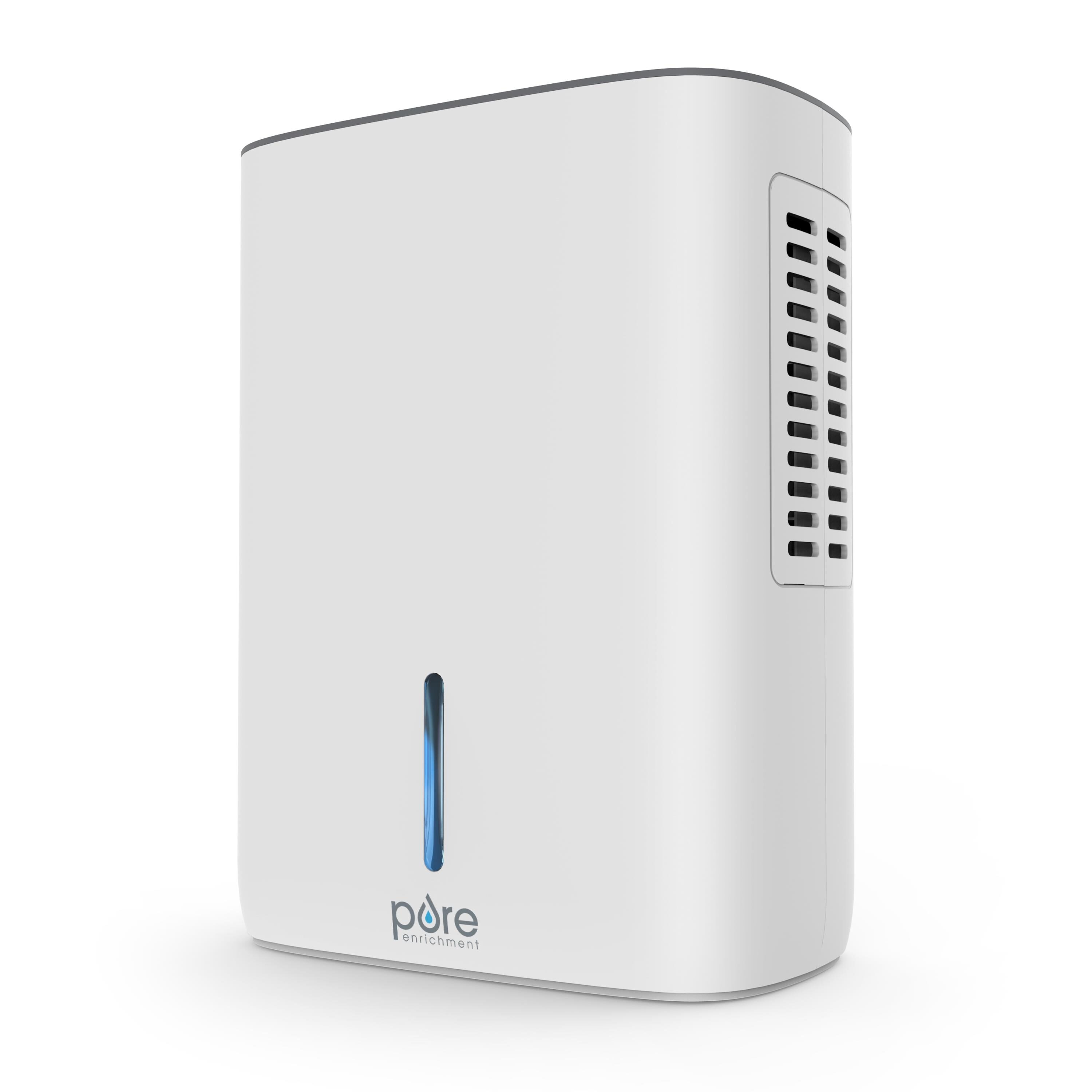 Pure Enrichment Small Room Dehumidifier For Basements , Bathrooms , White #PEDEHLRG