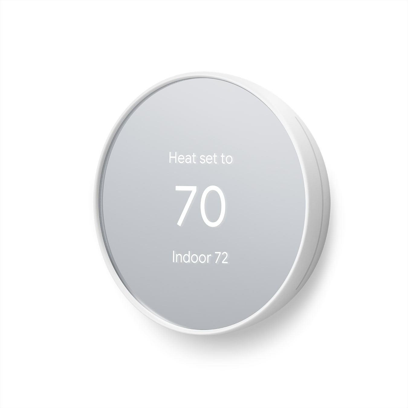 Nest Thermostat with Wi-Fi Compatibility - Snow