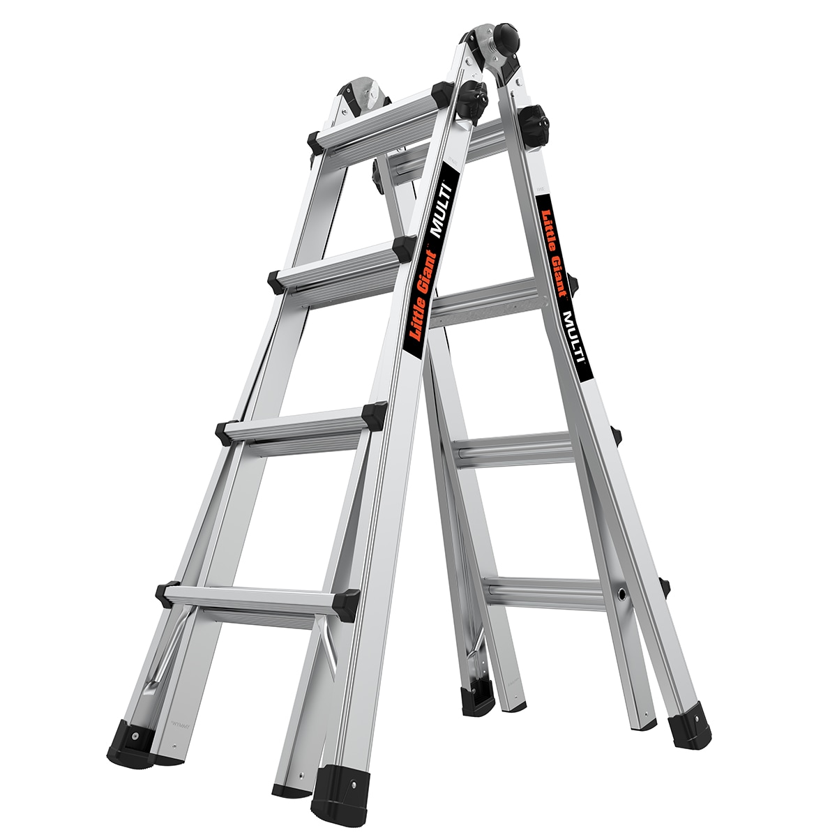 Multi M18, 18-ft Reach Type 1A - 300 lbs. Load Capacity Telescoping Multi-Position Ladder