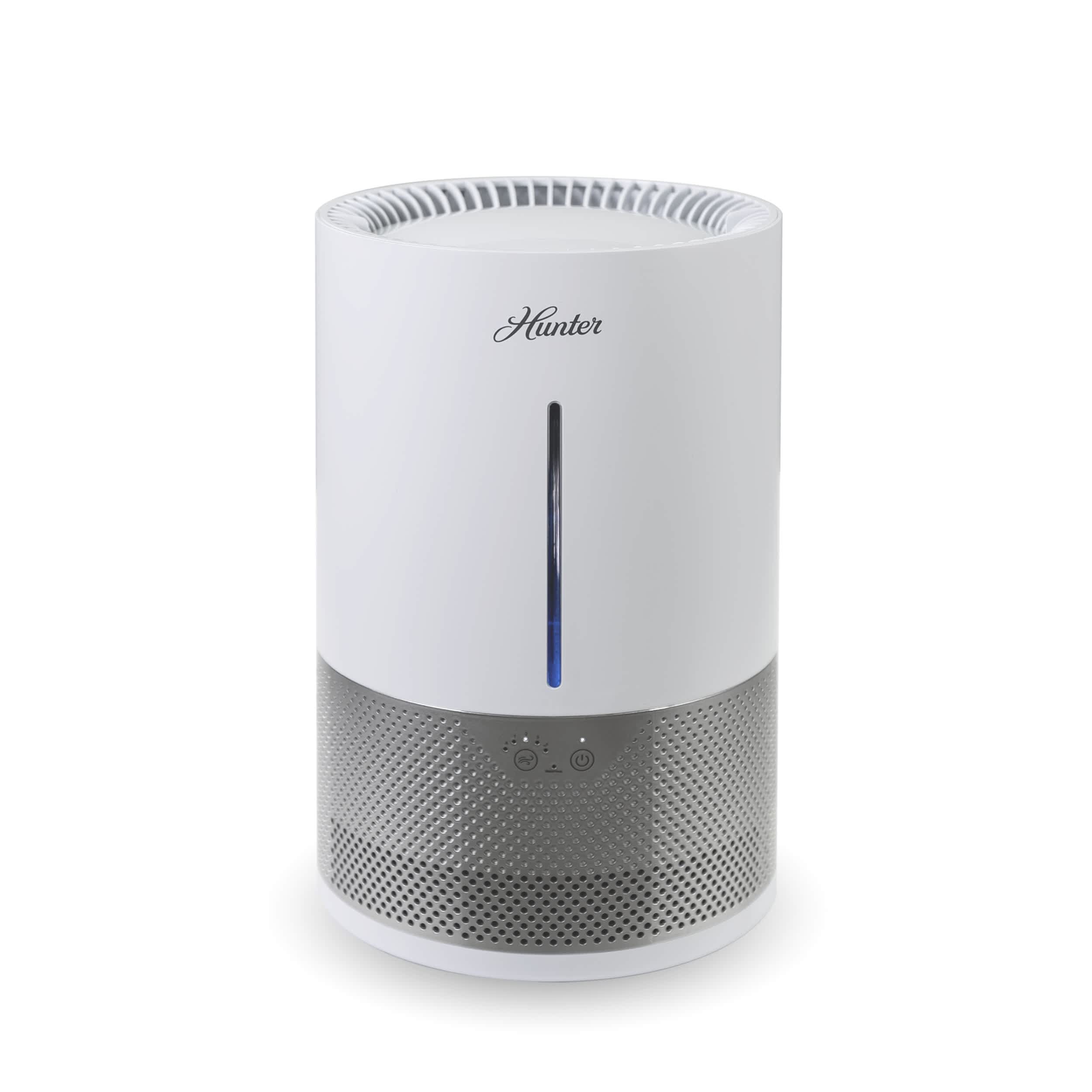 Hunter Aspire Evaporative Humidifier 1.2 Gal Capacity and Coverage up to 456 Sq. Ft. - White #HHE150-WHT