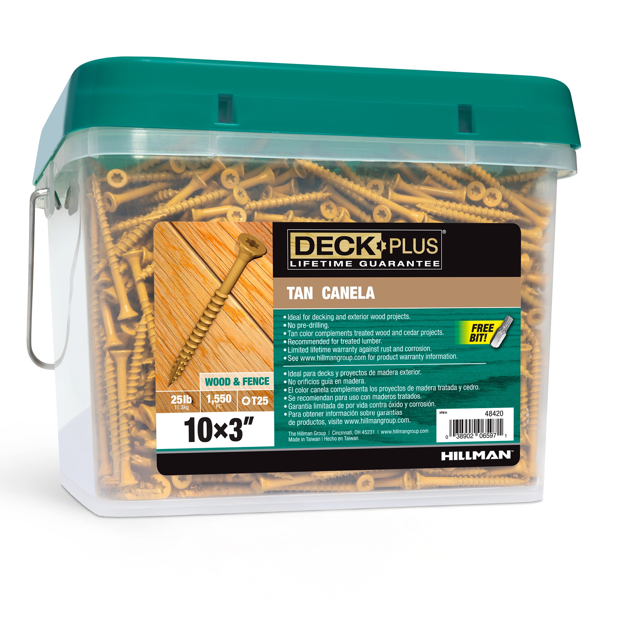 #10 x 3-in Wood to wood Deck Screws ( 1550 -Per Box )