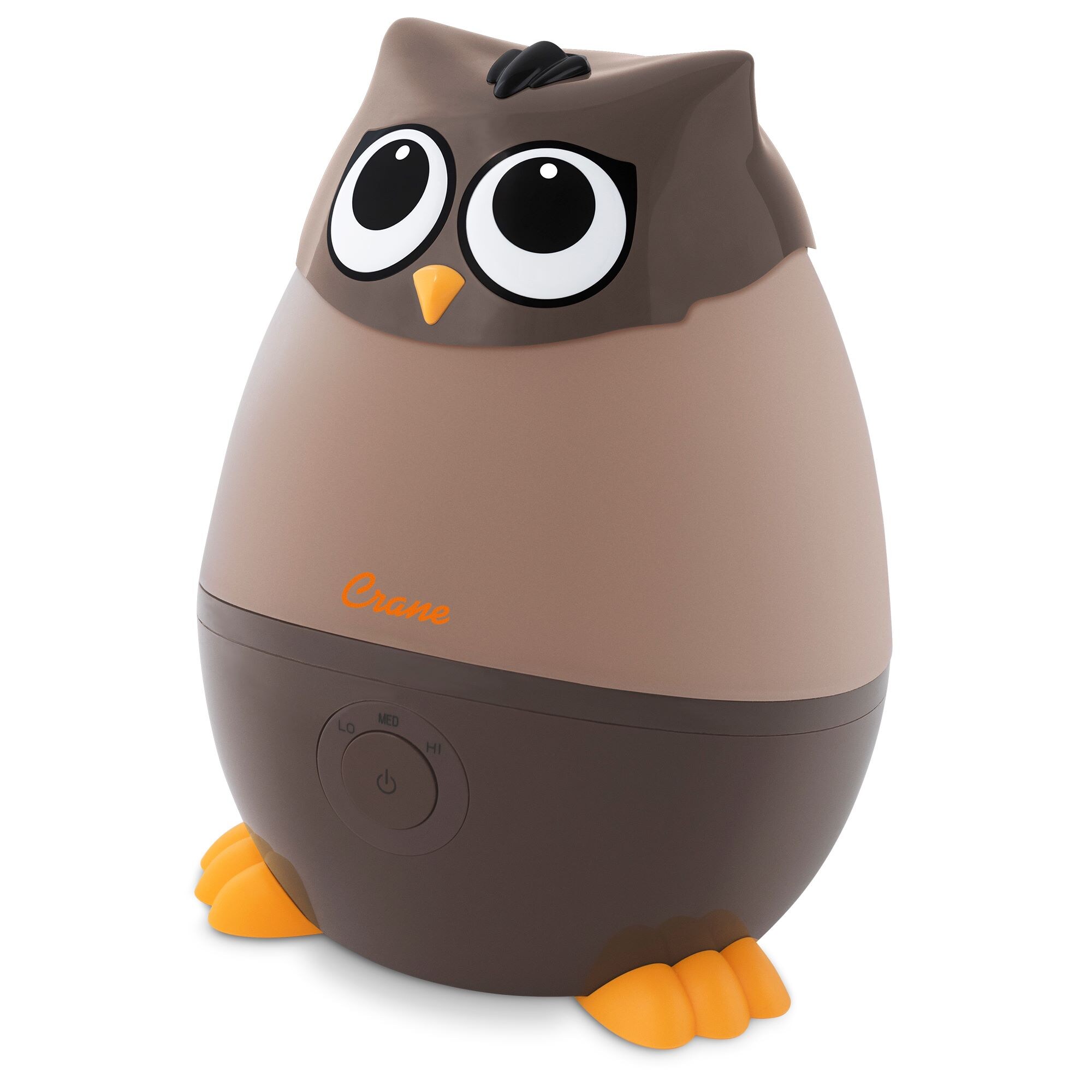 Crane Adorable Mini Owl Cool mist Small Room Tabletop Humidifier - Brown #EE-8259