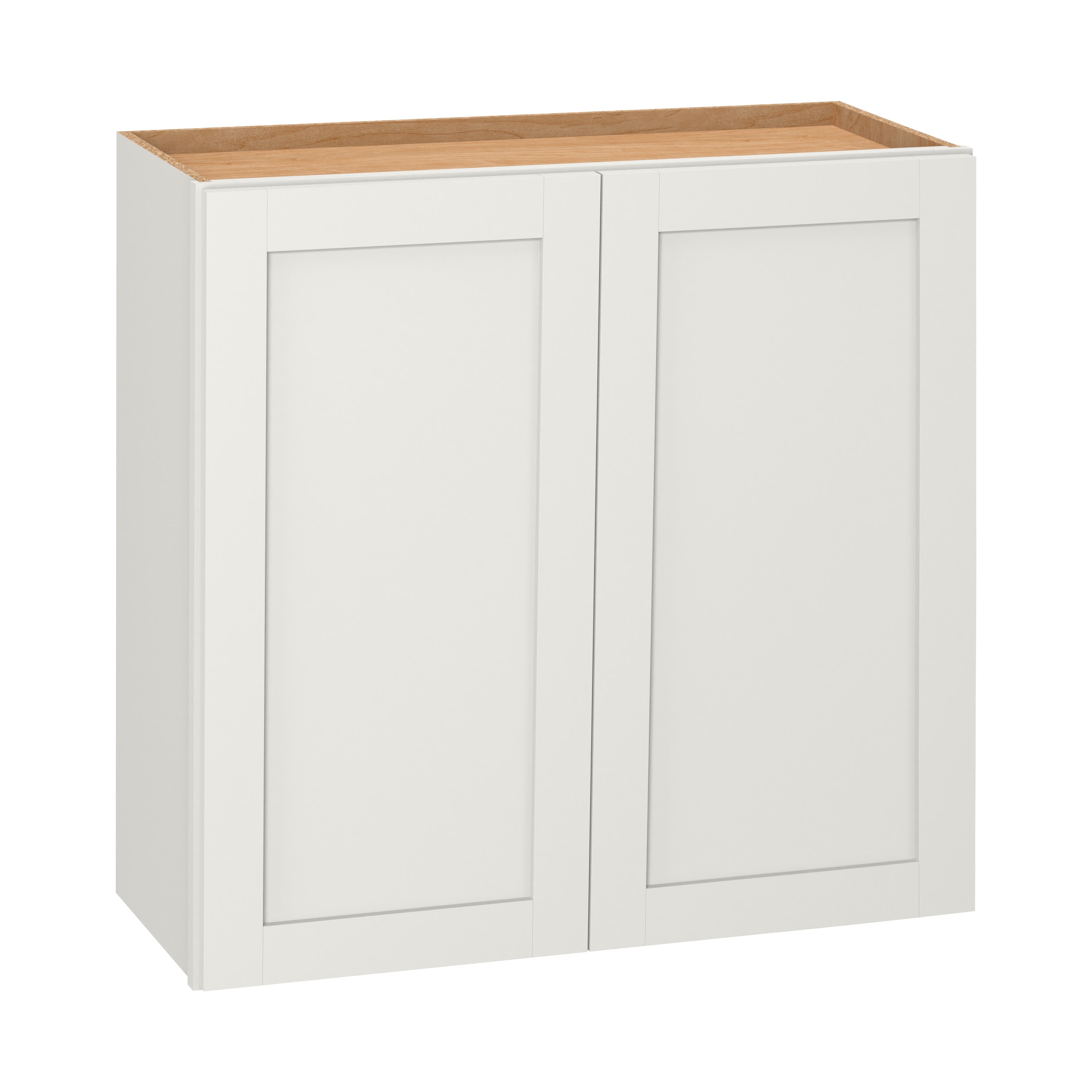 Arcadia 30-in W x 30-in H x 12-in D White Wall Fully assembled Cabinet Recessed Panel Shaker