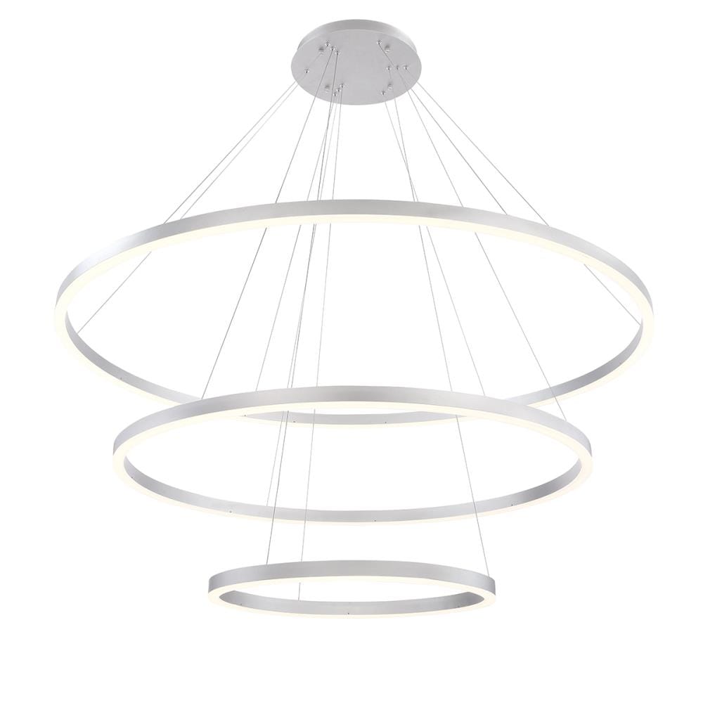 Spunto 3-Light Gray Modern/Contemporary LED Dry rated Chandelier
