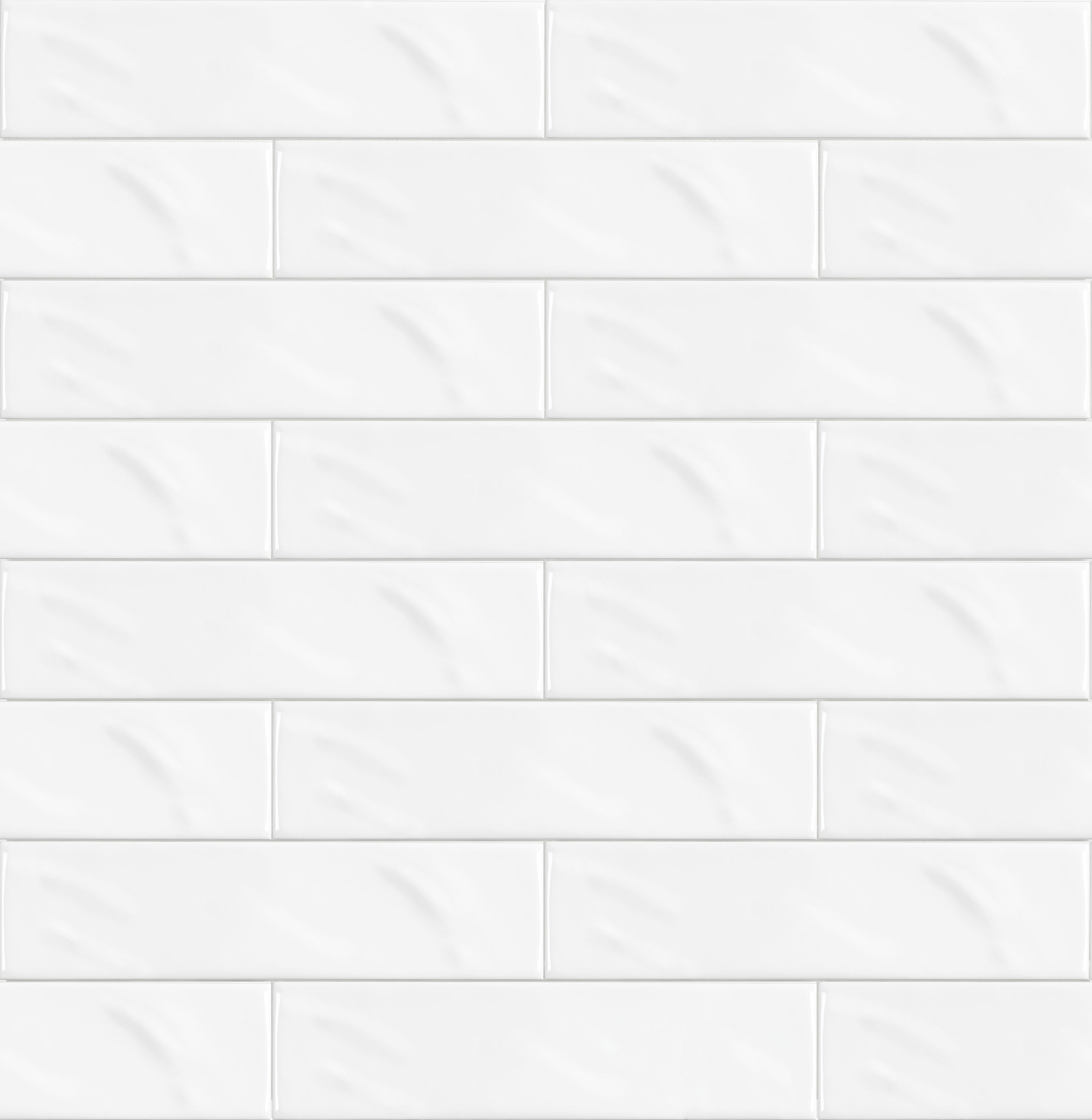 Pearl White 3-in x 12-in Glossy Ceramic Subway Wall Tile ( 0.24-sq ft Piece )