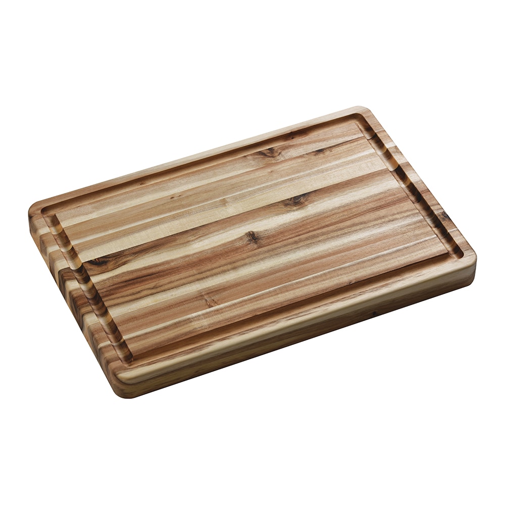 18-in L x 12-in W Wood Cutting Board