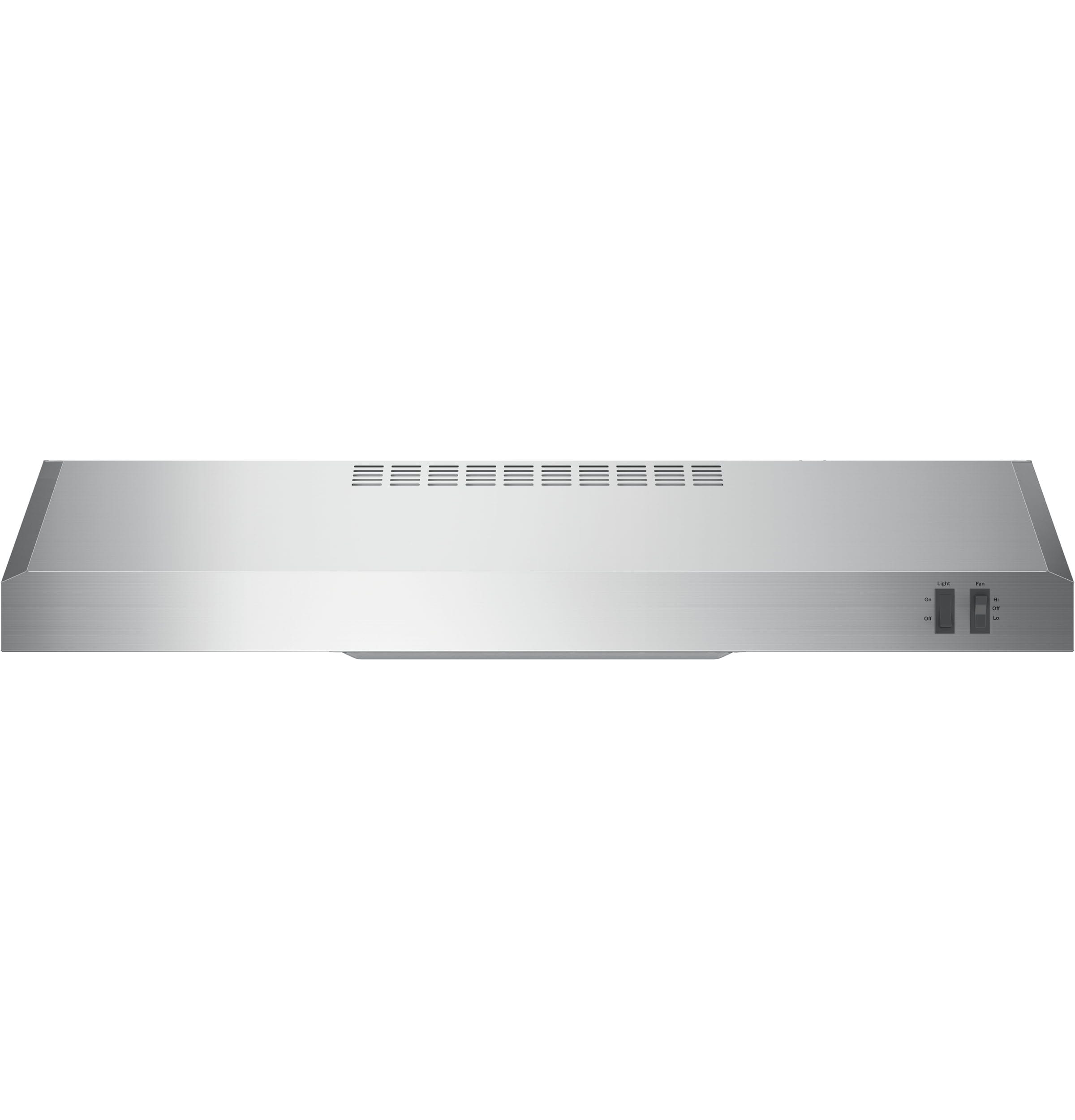 30 inch Convertible 200-CFM Stainless steel Under Cabinet Range Hood with Charcoal Filter