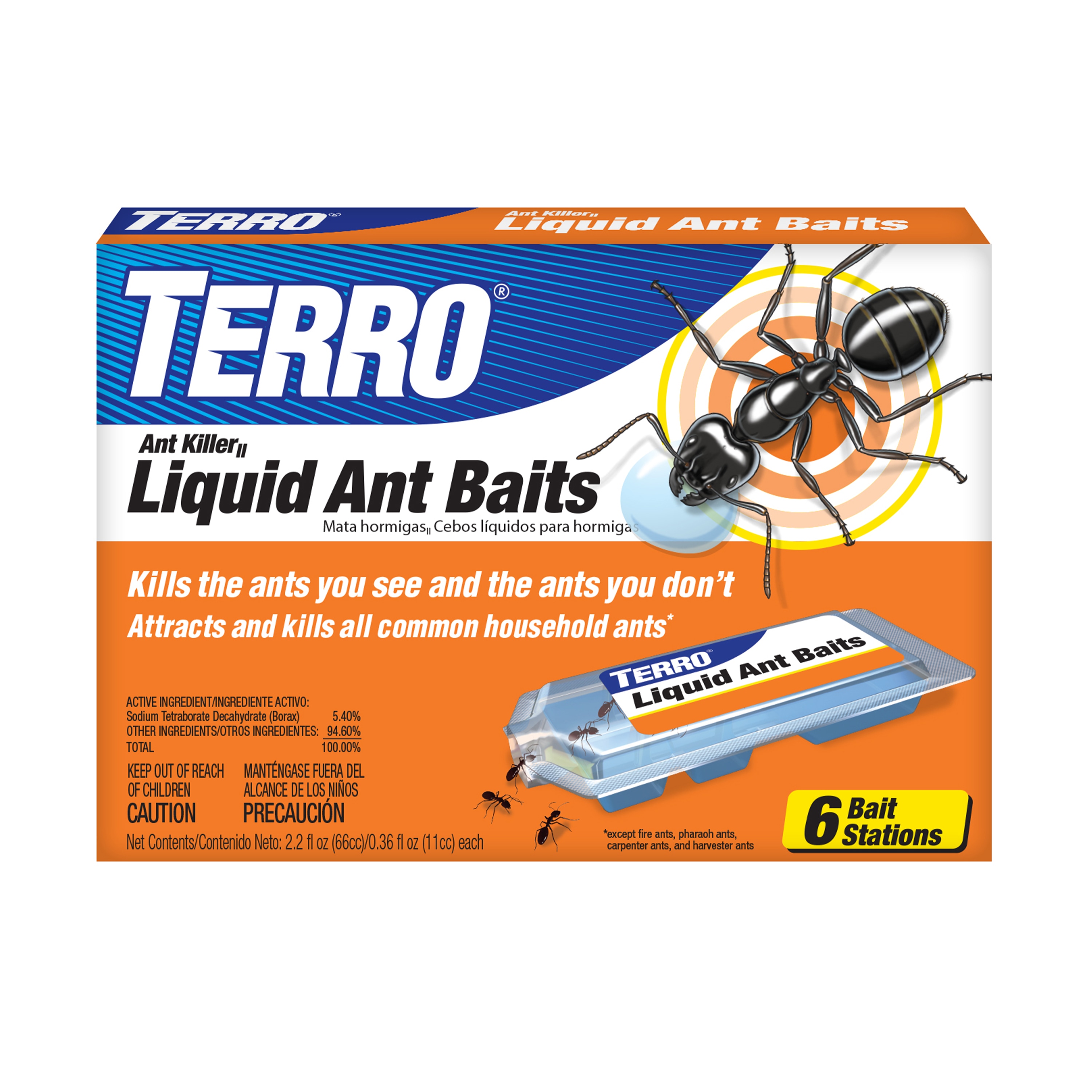 Ant Killer Liquid 1 -fl oz Ant bait station 6 -Pack