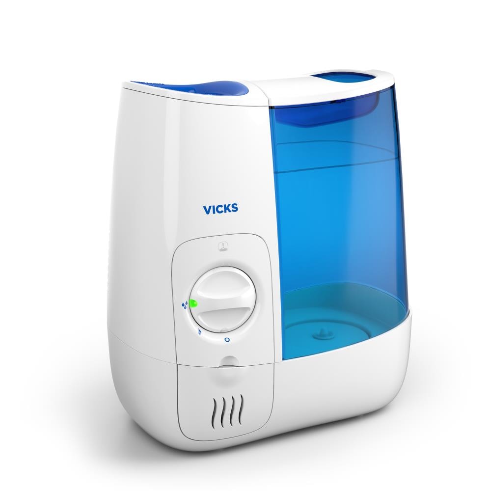 Vicks Warm mist Small Room Tabletop Humidifier - White #VWM845