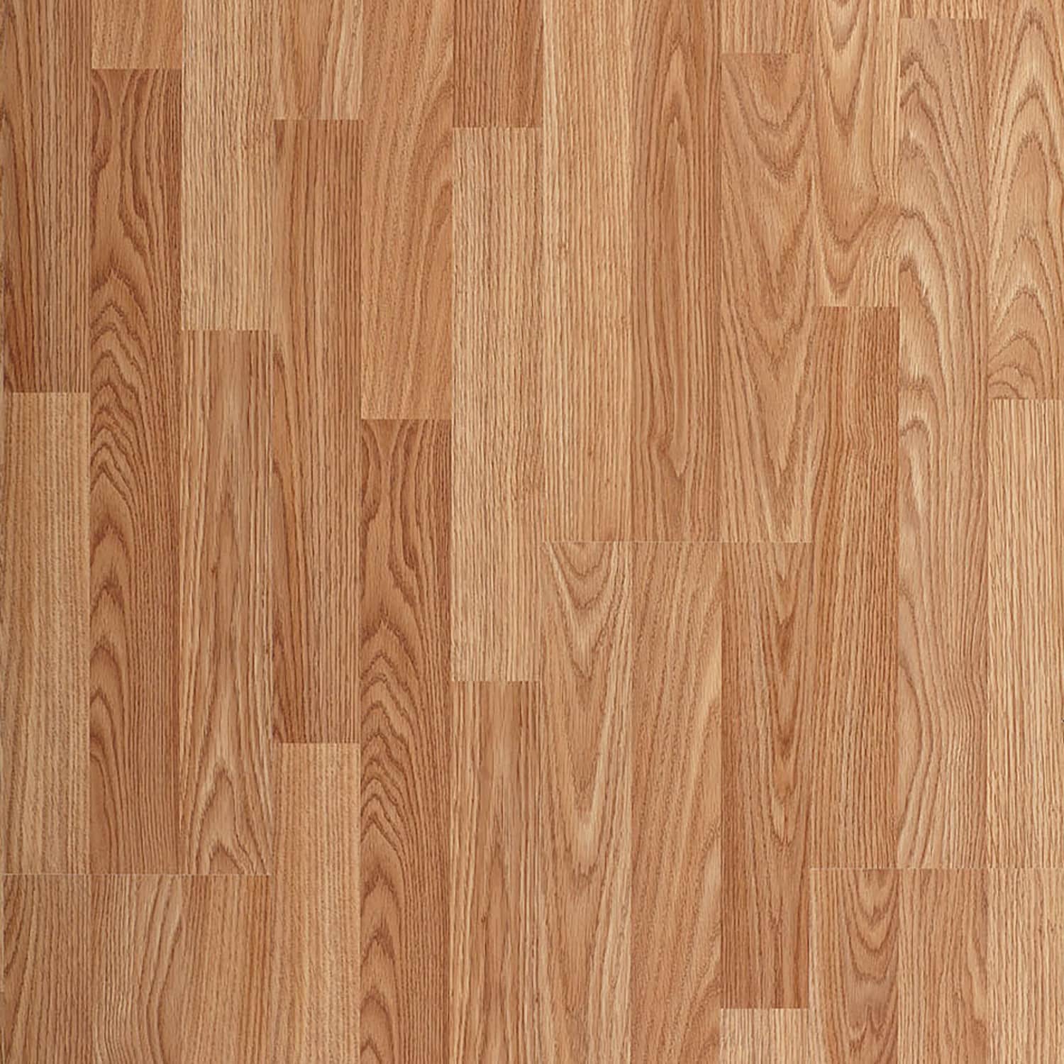 Warm Honey Oak 7-mm T x 8-in W x 48-in L Laminate Wood Flooring ( 23.91-sq ft / Carton )