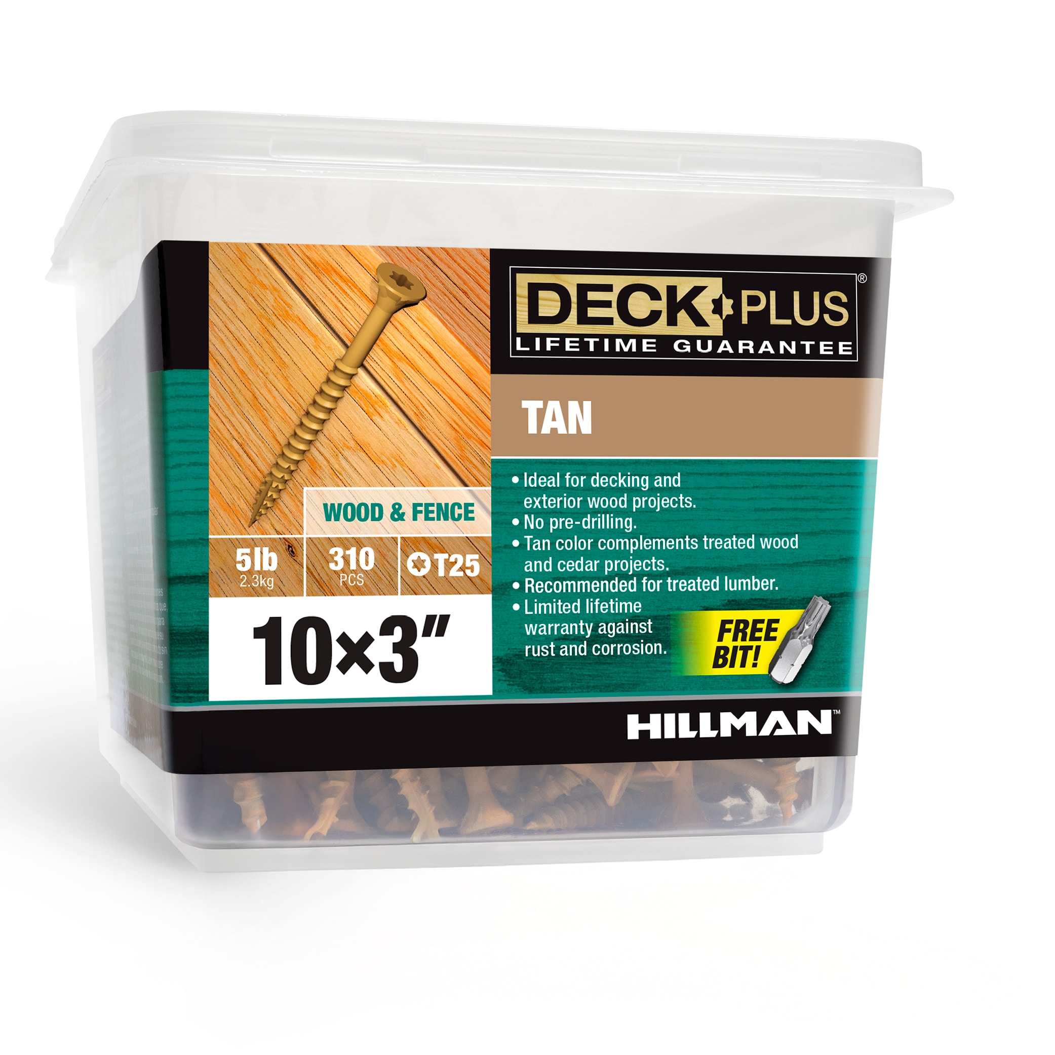 #10 x 3-in Wood to wood Deck Screws ( 310 -Per Box )