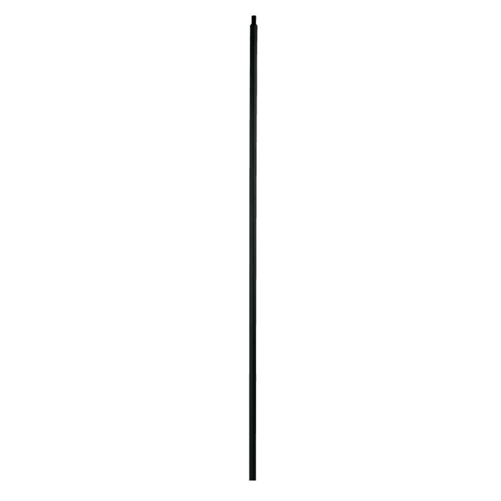 44-in x 0.5-in Matte Black Wrought iron Pin top Stair Baluster