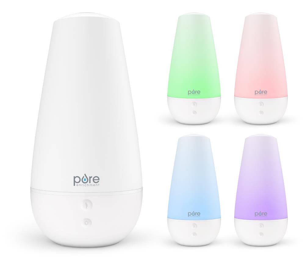 Pure Enrichment Purespa XL 3 In 1 Aroma Diffuser Cool mist Small Room Tabletop Humidifier - White #PESPAXL