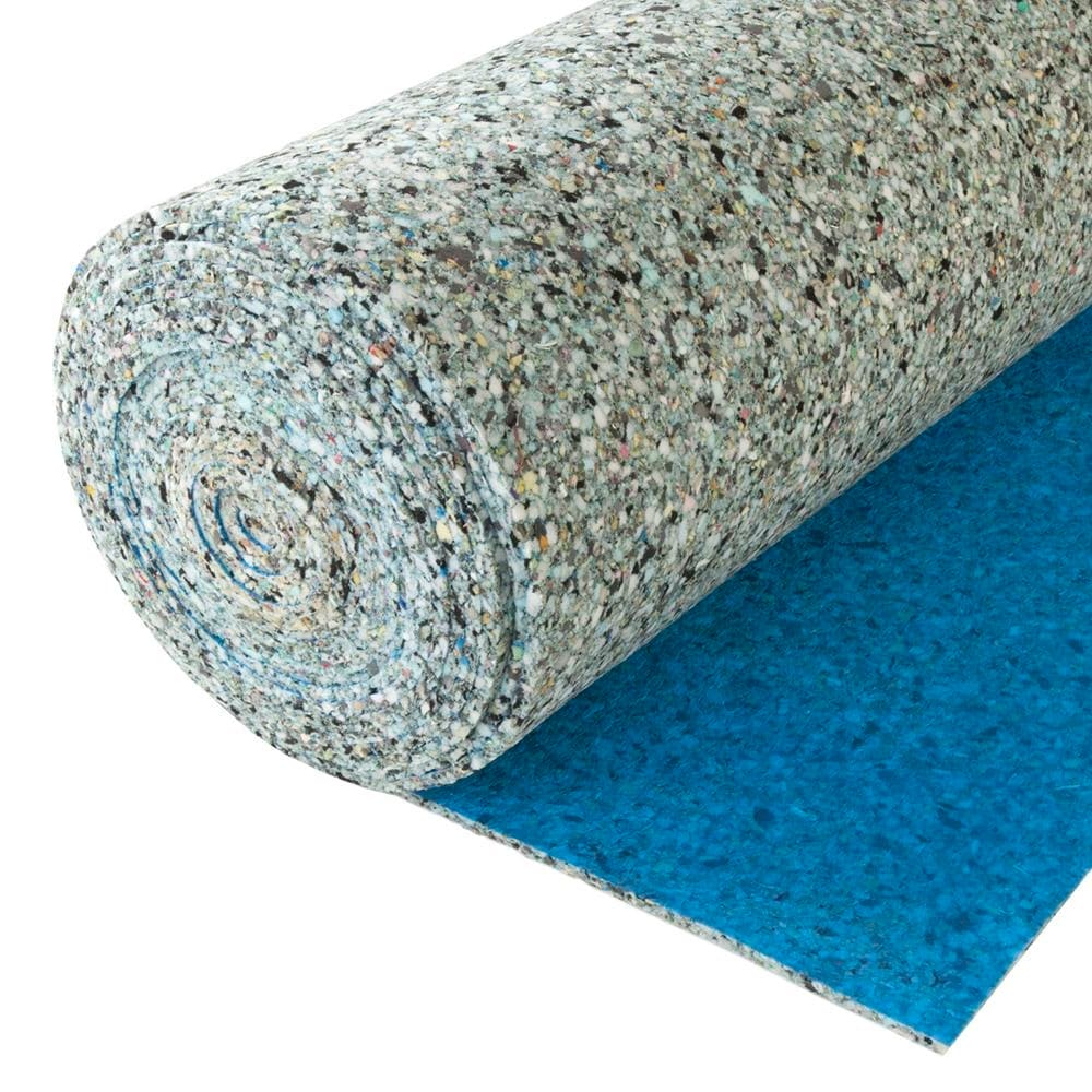 11-mm 7 Density Rebond Carpet Padding with Mositure Barrier