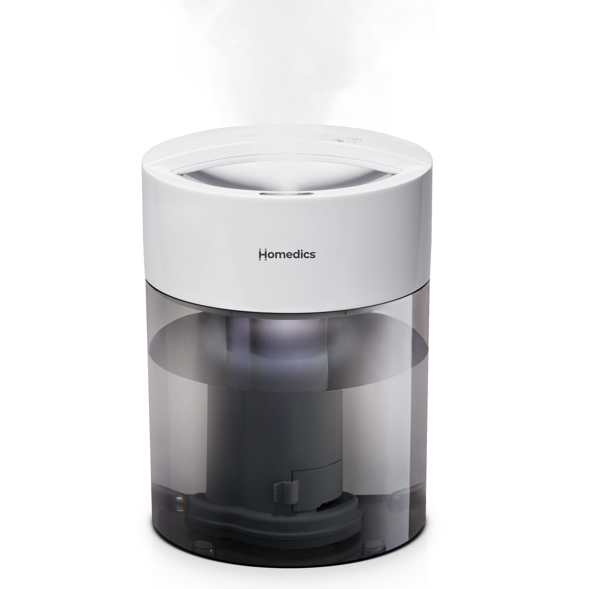HOMEDICS No Leak Ultra Quiet with UV-C Technology Cool mist Small Room Tabletop Humidifier - White #UHE-CMTF45