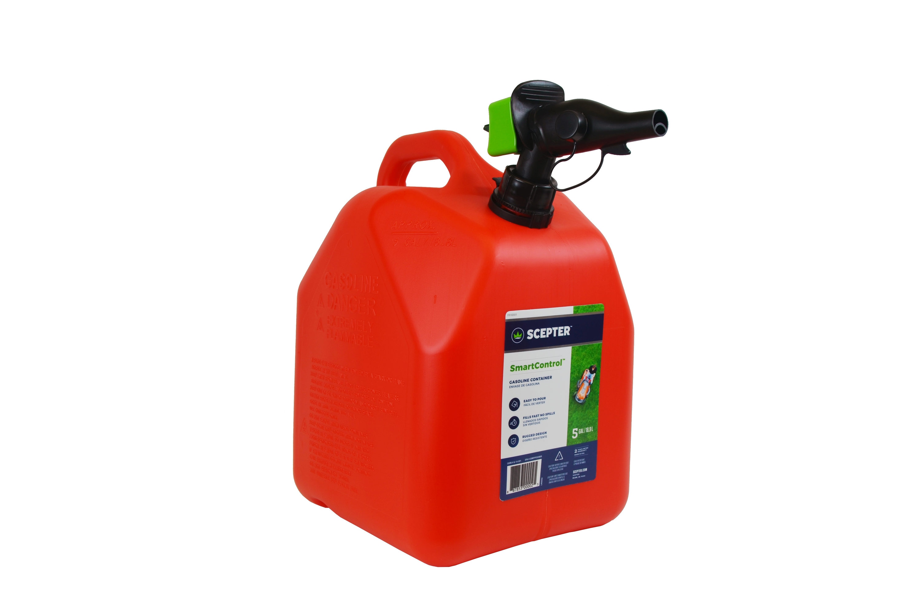 5-Gallon Plastic Gasoline Can