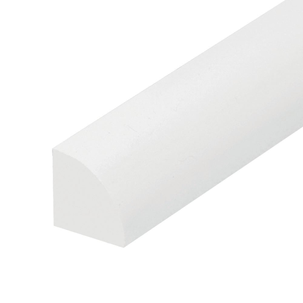 3/4-in x 3/4-in x 8-ft Finished PVC WM105 Quarter round Moulding